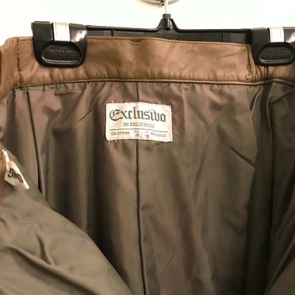 Emilio Rossi Ladies Leather Pants in size 8 - Brand New - Picture 2 of 4